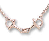 Equestrian Gold Bit Necklace