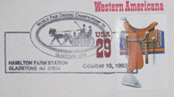 postal cover with equestrian theme postal cover with equestrian theme