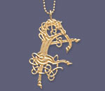 celtic horse pendant